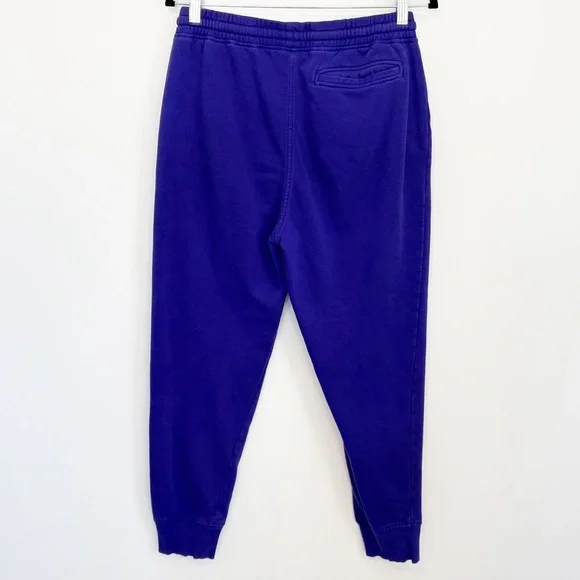 THE NORTH FACE  Men's Purple Jogger Sweatpants Small Logo Cotton Blend - Picture 2 of 9